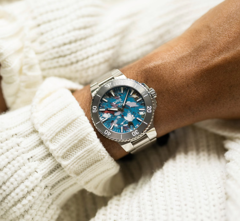 ORIS  Мужские швейцарские часы, автоматический механизм, сталь, 43,5 мм